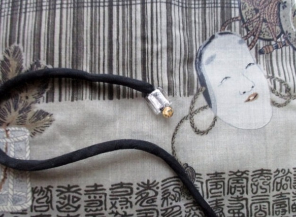 着物リメイク　モスの長襦袢で作った和風財布　１９９１ 8枚目の画像