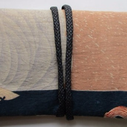 着物リメイク　綿の羽織裏地で作った和風財布　２００５ 2枚目の画像