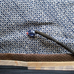 着物リメイク　綿の羽織裏地で作った和風財布　２００５ 8枚目の画像