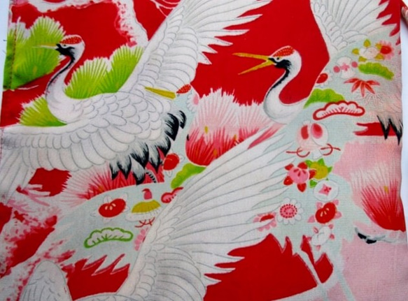着物リメイク　正絹の長襦袢で作った和風財布　２００６ 6枚目の画像