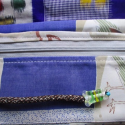 着物リメイク　子供の着物で作った和風財布　２２７６ 6枚目の画像