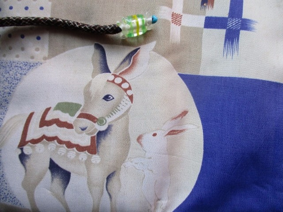 着物リメイク　子供の着物で作った和風財布　２２７６ 9枚目の画像