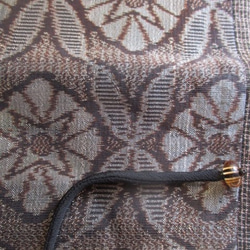 送料無料　着物リメイク　泥大島紬で作った和風財布　２３７５ 9枚目の画像