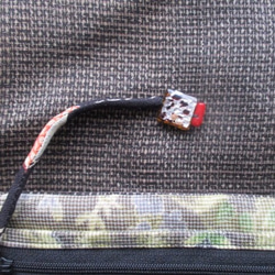 着物リメイク　色大島で作った和風財布　２４３１ 7枚目の画像