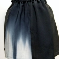 和風　　色留袖のミニスカート、ミニエプロン　６８４ 3枚目の画像