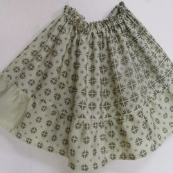 送料無料　正絹の着物で作ったミニスカート　２６９２ 9枚目の画像