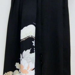 和風　色留袖で作ったスカート　　７６５ 3枚目の画像