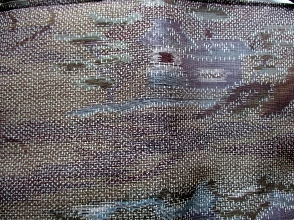 送料無料　色大島紬で作った和風財布・ポーチ　２７７５ 10枚目の画像