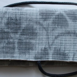 送料無料　麻の座布団カバーで作った和風財布・ポーチ　２７７６ 3枚目の画像