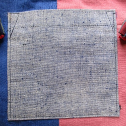 送料無料　着物リメイク　四国の土佐紬で作った巾着袋 　２８３３ 5枚目の画像