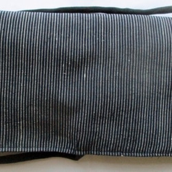 送料無料　めくら縞の着物で作った和風財布・ポーチ　２８６１ 3枚目の画像