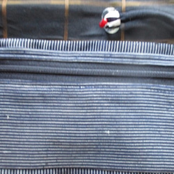 送料無料　めくら縞の着物で作った和風財布・ポーチ　２８６１ 6枚目の画像