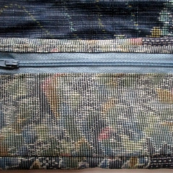 送料無料　大島紬で作った和風財布・ポーチ　３２６１ 6枚目の画像