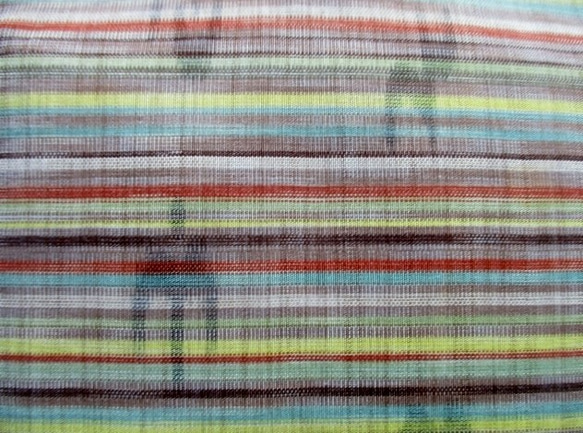 琉球紬で作った和風財布・ポーチ　３６８９ 10枚目の画像