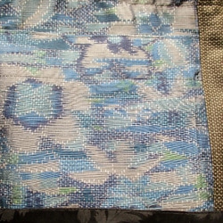 送料無料　大島紬を組み合わせて作った巾着袋　３７２２ 3枚目の画像