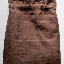 大島紬で作った巾着袋　３７８６ 8枚目の画像