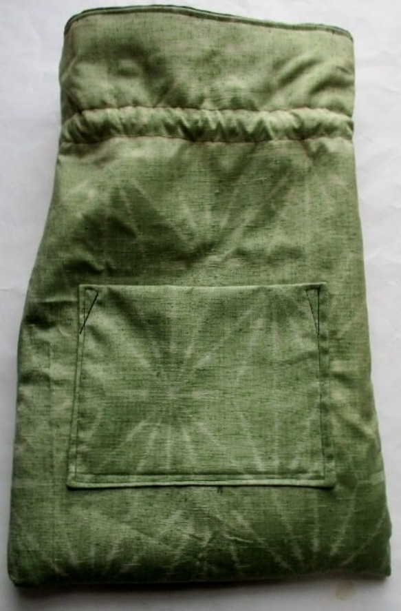 送料無料　大島紬で作った巾着袋　３９９７ 9枚目の画像