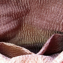 長襦袢と鶴柄の着物で作った和風札入れ、ポーチ　あ７５１ 5枚目の画像