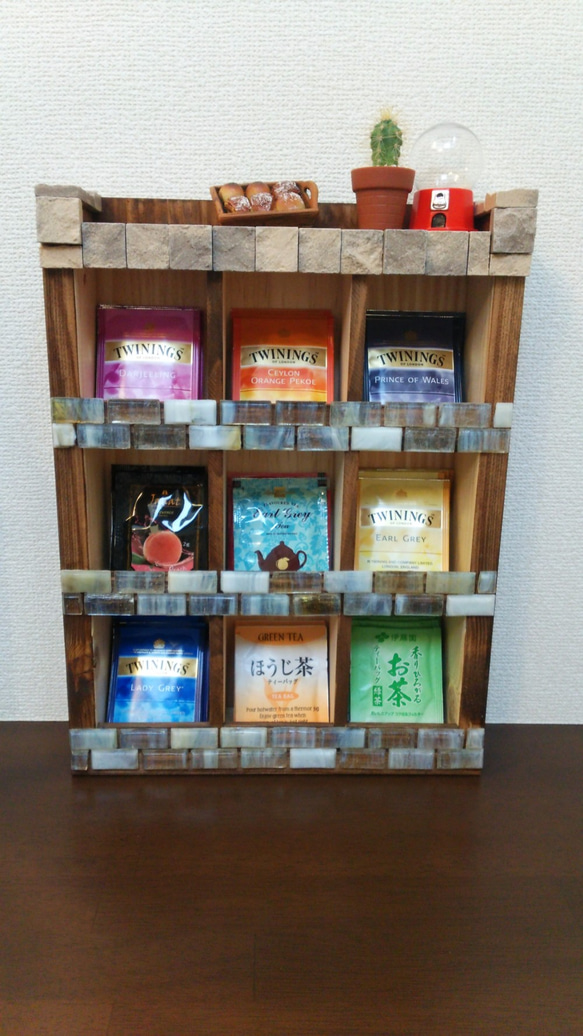 木製ミラー付きディスプレイシェルフ ミッキーデザイン