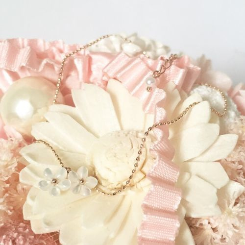 K10＊Lilac Bracelet♡幸せのライラックブレスレット♡白蝶貝の