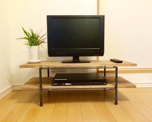 W90×D30×H32 テレビ台 オーダー可 アイアン テレビ台・テレビボード