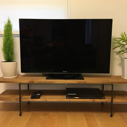 W160×D35×H40　テレビ台　オーダー可　アイアン 5枚目の画像