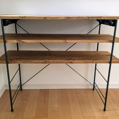 W100×D40×H80 折りたたみシェルフ オーダー可 棚・シェルフ・ラック