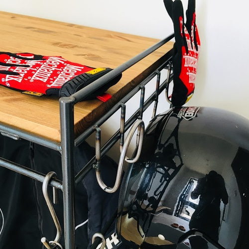 シェルフ　バイクページ W60×D45×H110 バイク用品 収納棚 棚・シェルフ・ラック steels