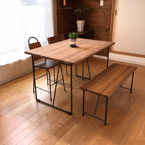 ⭐︎ 百煮様⭐︎ダイニングテーブルw120 なみぞう様オーダー分ダイニングテーブル W120×D75×H73 ダイニング