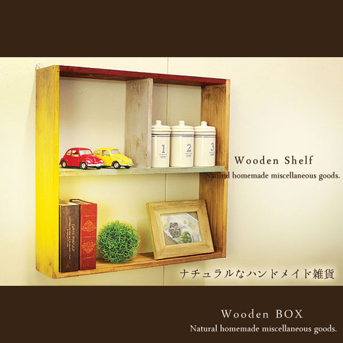 アンティーク木製4段シェルフ Amazon｜天然 木製 ラック 【 4段 43×96×27cm】 棚 ナチュラル