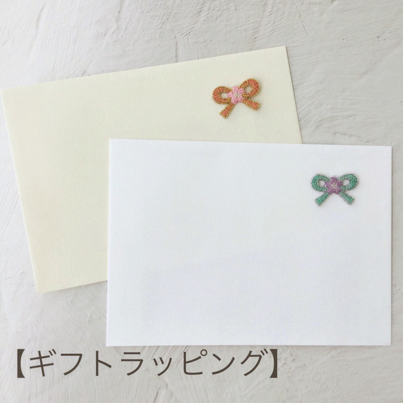 ビオラ刺繍マスク ✳︎パープル 6枚目の画像