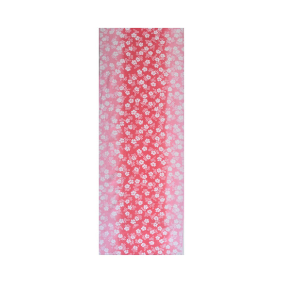 手ぬぐい｜ナデシコ(ピンク)　浜松注染　本染　綿100％　日本製 2枚目の画像