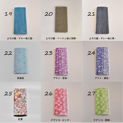 浜松注染　おでかけが楽しくなるセット　(手ぬぐい・あずま袋・マスク)　遠州　本染　綿100％　夏の福袋 10枚目の画像