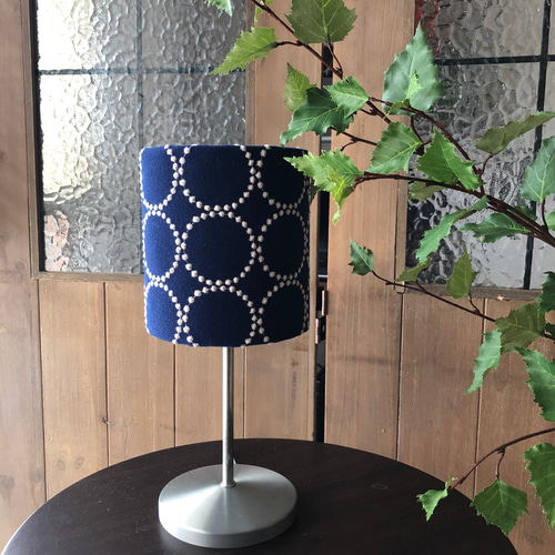 ミナペルホネン　タンバリン　ランプシェード　照明　テーブルスタンド　ハンドメイド ミナペルホネン タンバリン テーブルスタンド スタンドライト