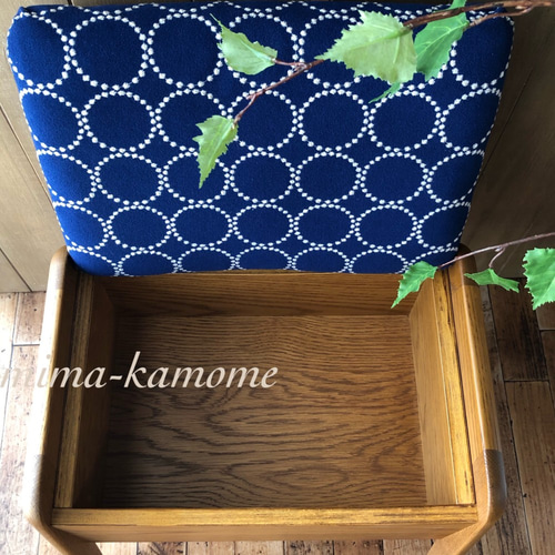 ミナペルホネン  タンバリン  dop  ネイビー  スツール  ハンドメイド ミナペルホネン タンバリン dop ネイビー スツール ハンドメイド ミナ