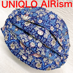 スーパーフィット　UNIQLO エアリズム 冷感　マスクカバー リバティ　夏仕様　AIRism 1枚目の画像
