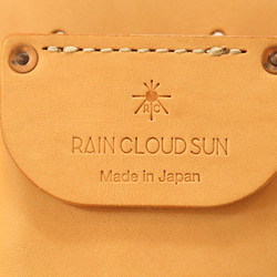 【名入れ無料】日焼けヌメ革のポケットケース 3枚目の画像