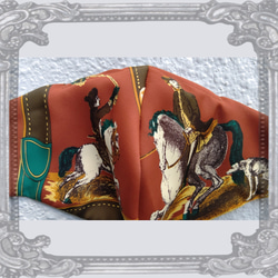 ᛭スカーフマスク᛭ (貴族柄／2color) 5枚目の画像