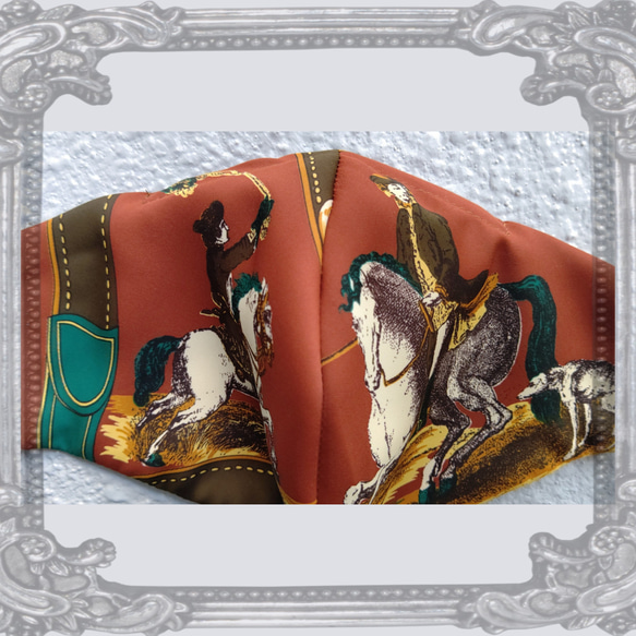 ᛭スカーフマスク᛭ (貴族柄／2color) 5枚目の画像
