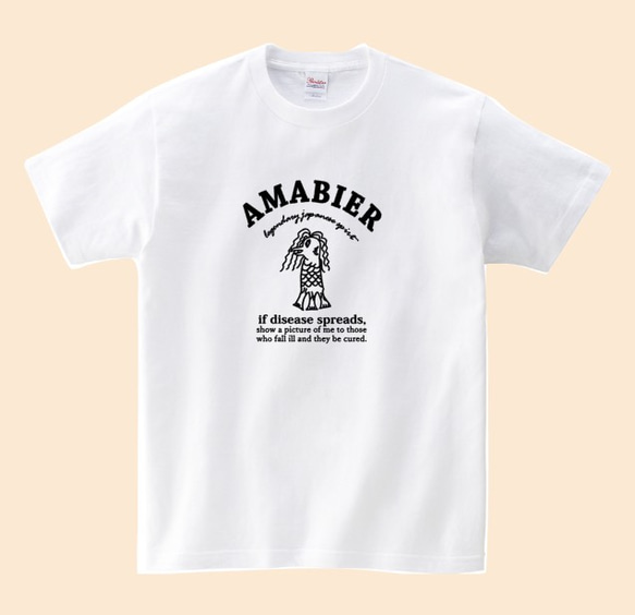 アマビエ様 Tシャツ 2枚目の画像