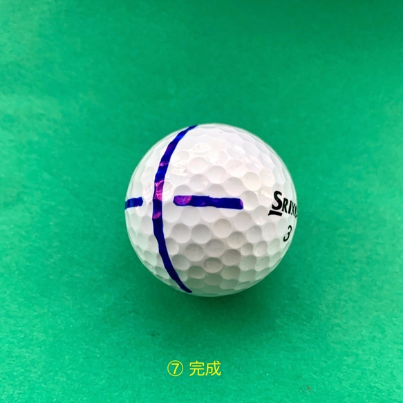 ゴルフボールのライン引きが容易／全方位型マーカーゲージ 9枚目の画像
