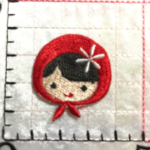 赤ずきんちゃん刺繍アイロンワッペン ワッペン・アップリケ ちづる