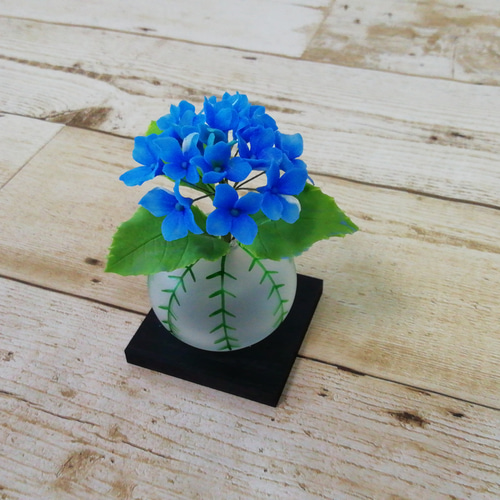ハンドメイド パンアート パンフラワー トルコ桔梗フラワーアレンジ