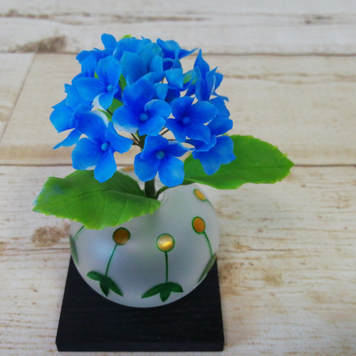 ハンドメイド パンアート パンフラワー トルコ桔梗フラワーアレンジ