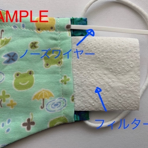 ☆改良型☆カエルマスク for プロカエラー☆funny faces size キッズ