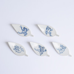 染付 鳥獣戯画「酒碗～煎茶碗にも」 京焼・清水焼 おちょこ