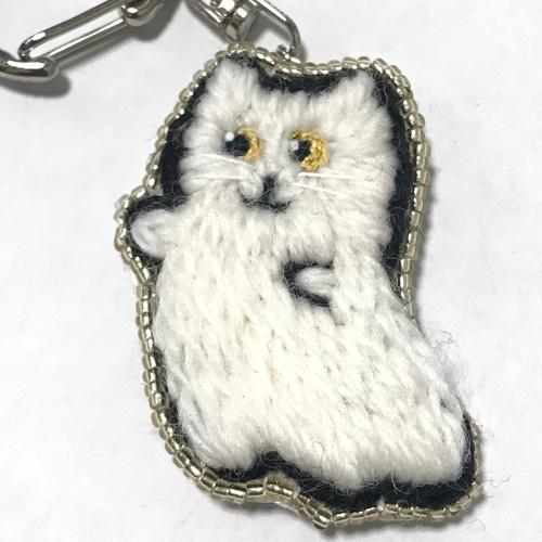 ハロウィン黒猫シャカシャカキーホルダー 雑貨・その他 sno.lon