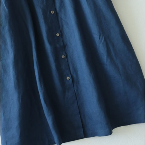 utaseisakusyo 美品 リネン ハンドメイド作家 ロングワンピース