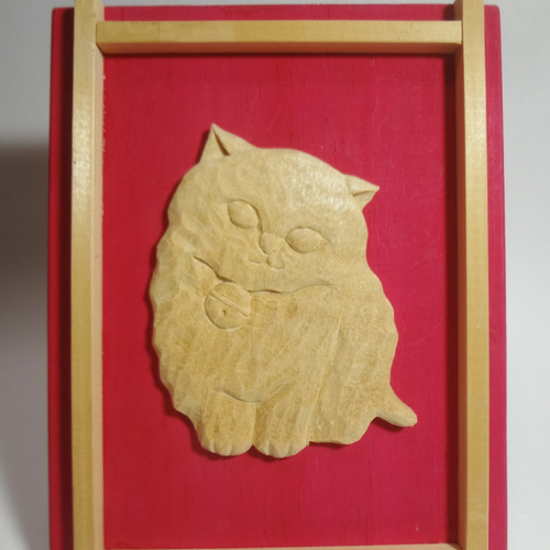 木彫刻 レリーフ『 猫 』 動物 彫刻 ネコ アート 壁掛け 置物 木彫刻 レリーフ『 猫 』 動物 彫刻 ネコ アート 壁掛け 置物
