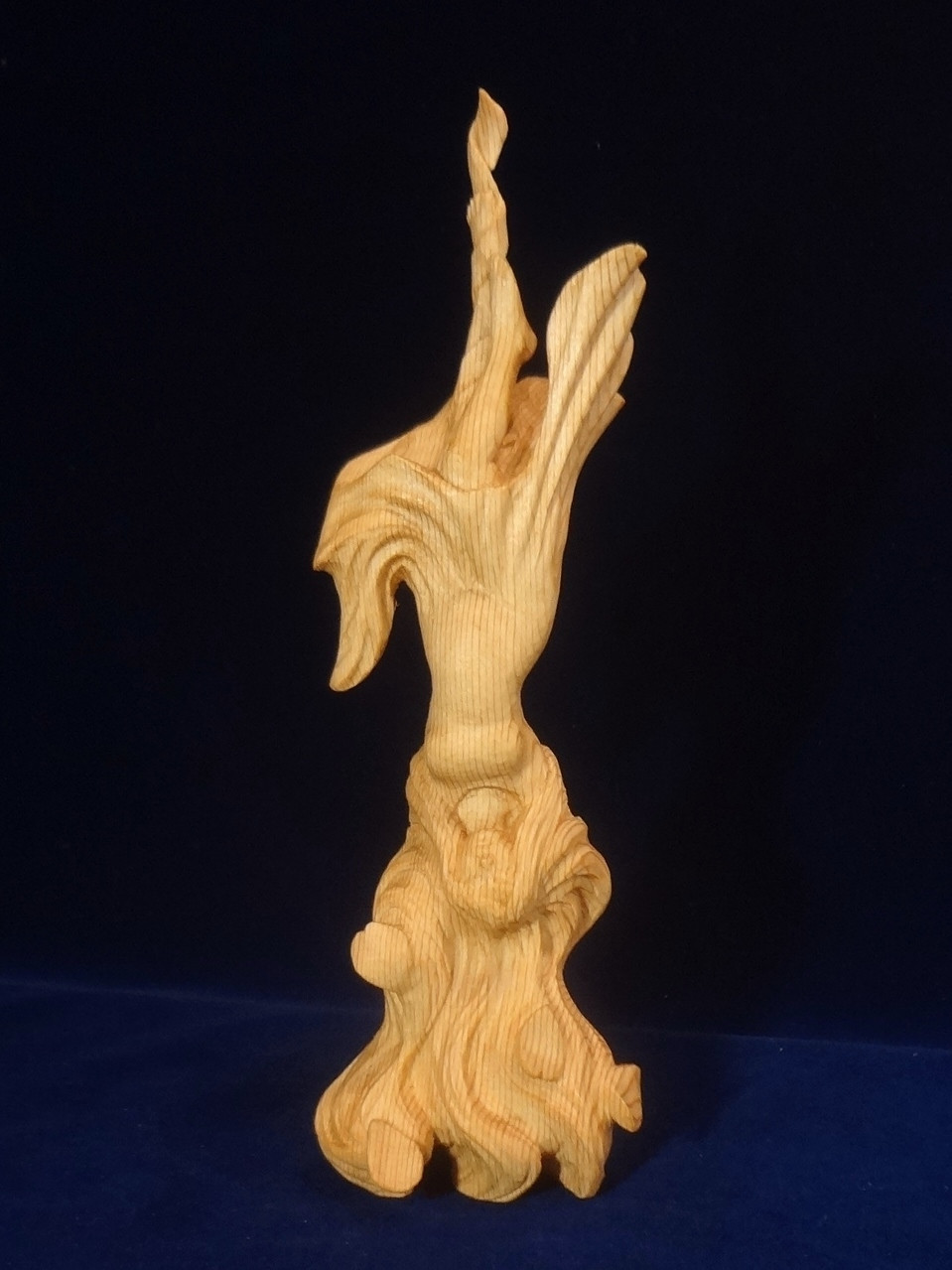 木彫刻 アート『 散華 』 トルソ 裸婦 芸術 アート 女性 ハンドメイド